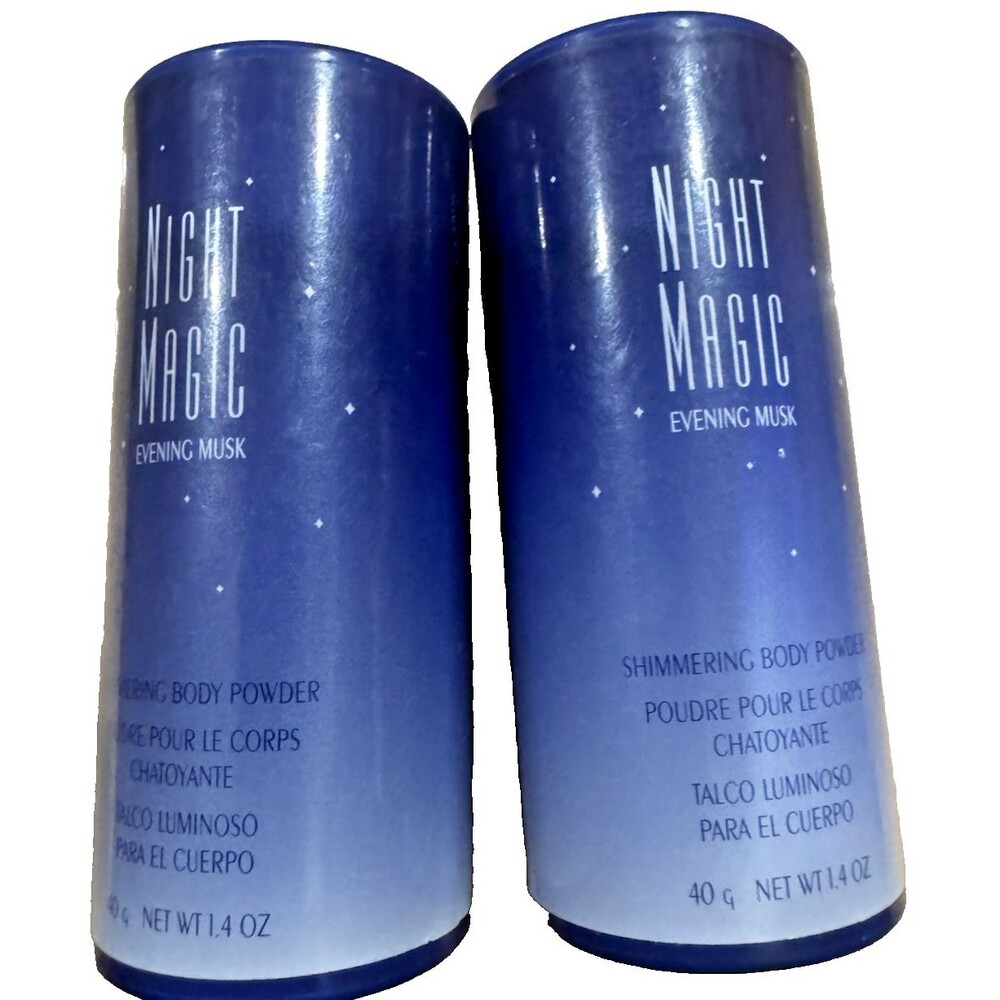 NIGHT MAGIC Shimmering Body Powder By Avon